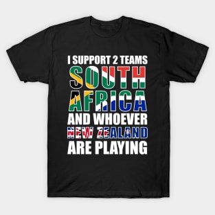 South Africa Sports Supporter New Zealand Joke Funny T-Shirt